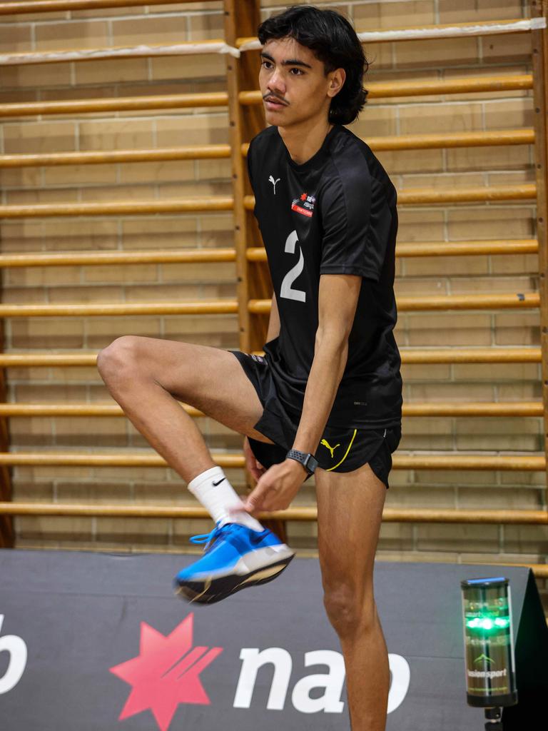 Jase Burgoyne impressed at the draft combine. Picture: Russell Millard