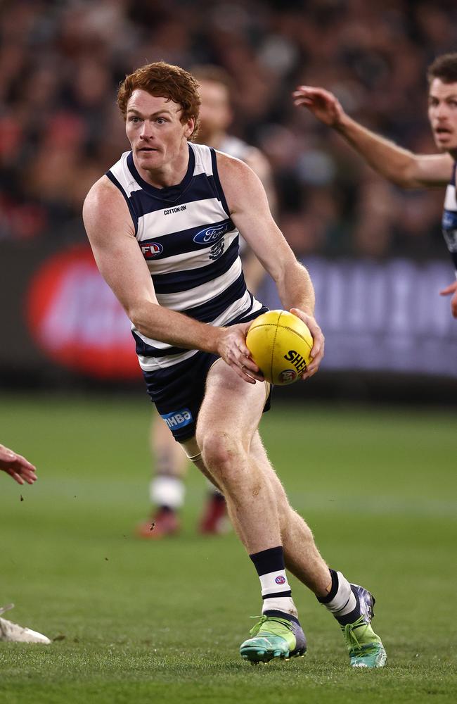 Geelong vs Brisbane Lions at the MCG. Gary Rohan of the Cats . Picture by Michael Klein