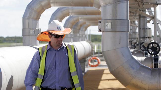 Mark Gwynne at the northern wastewater treatment plant next to Cairns Airport.