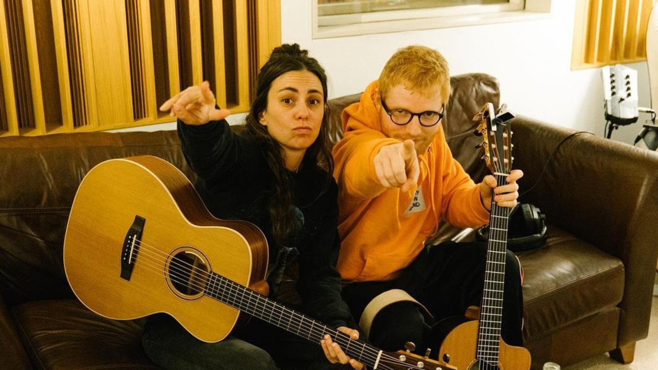 Sheeran and Shark have other musical goodies in their vault. Picture: Instagram/ Supplied