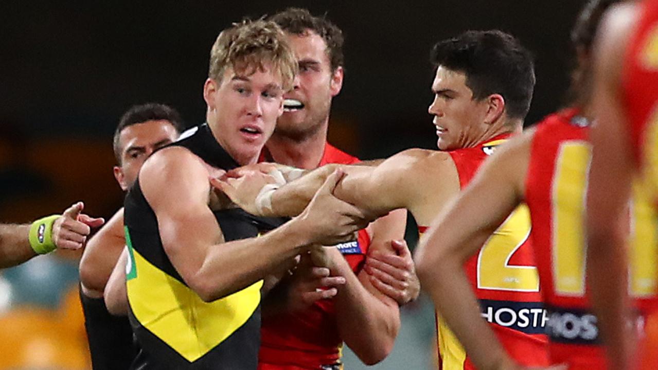 Tom Lynch is set to be cited by the Match Review Officer. Photo: Jono Searle/AFL Photos/via Getty Images.