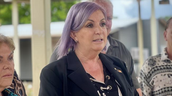 Domestic Violence Prevention Minister Robyn Cahill. The Yilli short stay accommodation and homelessness facility is helping support Territorians in need, however funding is not confirmed beyond June this year. Picture: Fia Walsh.