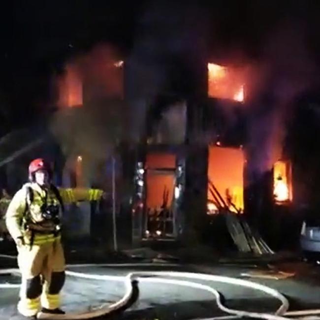 The fire at Vajda House claimed the lives of three occupants. Picture: FRNSW