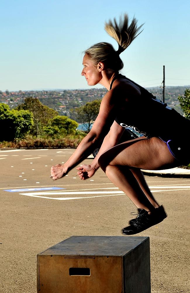 A 20-second burst of box jumps, repeated eight times, will give you super gains in your physique and fitness.