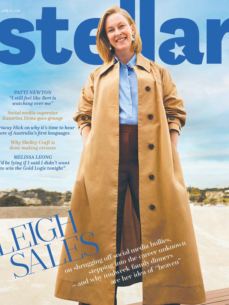 Leigh Sales is featured on the cover of Stellar, out today. Picture: Duncan Killick