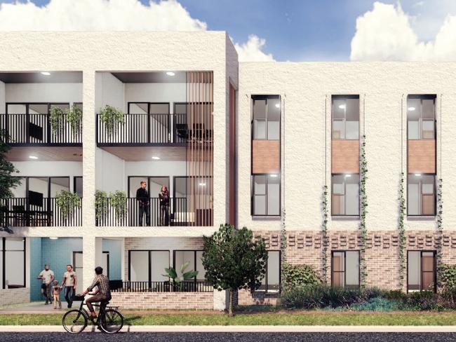 An artist impression of the new $11m affordable housing development in Woodville West. Pic: Supplied