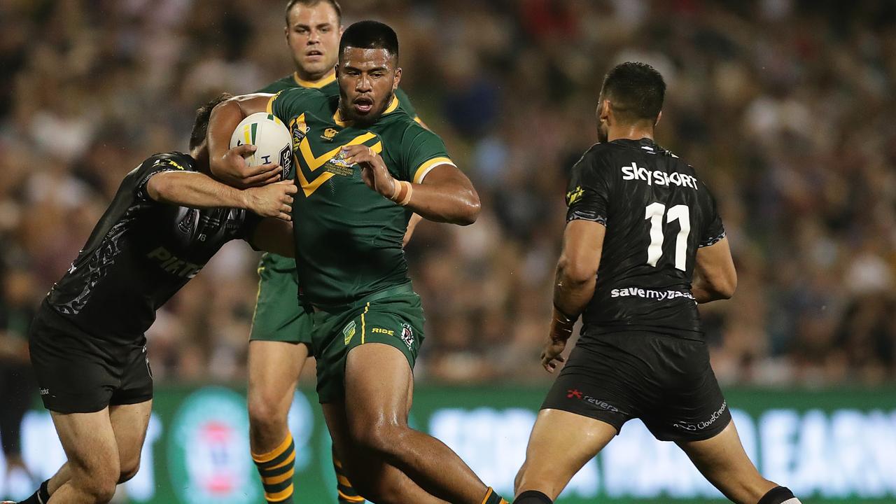 Payne Haas in action against New Zealand in 2019. Picture: Mark Metcalfe/Getty Images