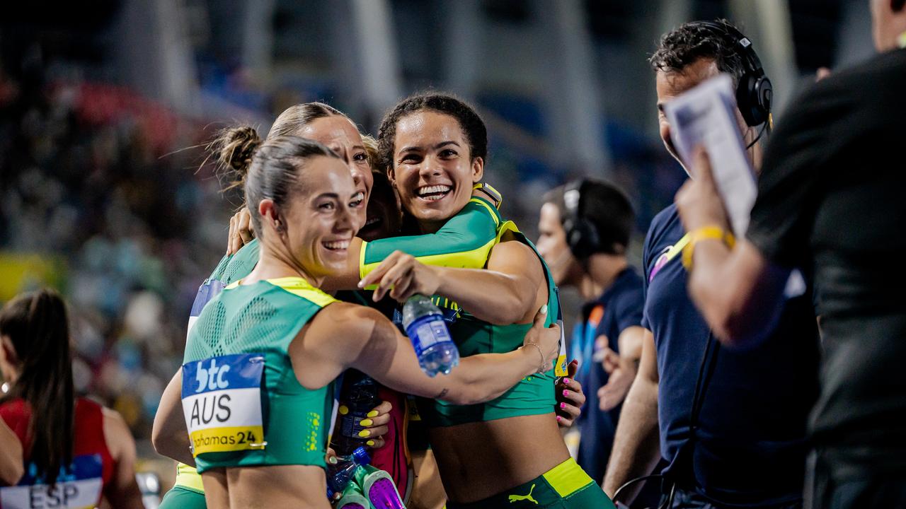 The Australian relay team booked their ticket to Paris.