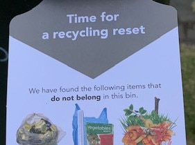 The Institute of Public Affairs has slammed Port Phillip Council for "shaming" residents over recycling errors. Picture: Supplied