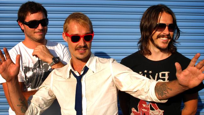 Silverchair in 2008 after releasing their last record Young Modern. Picture NCA.