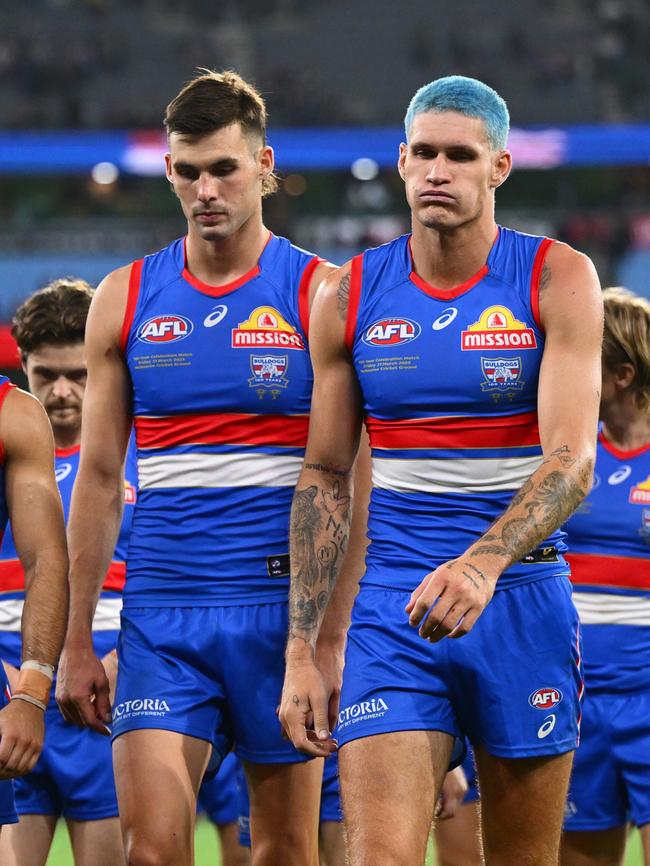 The Dogs lost a thriller to Collingwood. (Photo by Quinn Rooney/Getty Images)