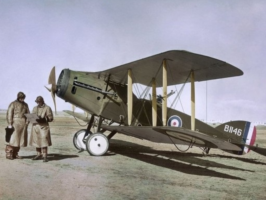 Double trouble for the enemy: a two-man Bristol fighter.