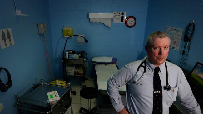 Dr Thomas Lyons, a Logan GP critical of opening a fever clinic at a university campus where no vaccination certificates are required.