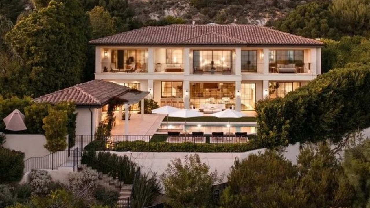 The couple’s Pacific Palisades home has been taken off the market after a year. Picture: Realtor