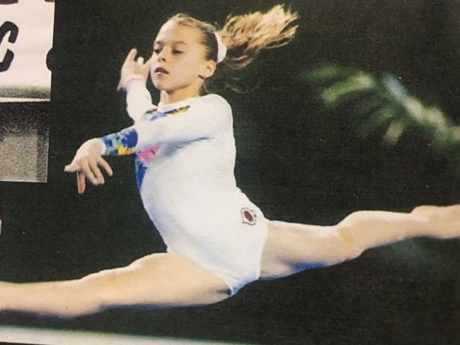 Suz Cox was an elite gymnast.