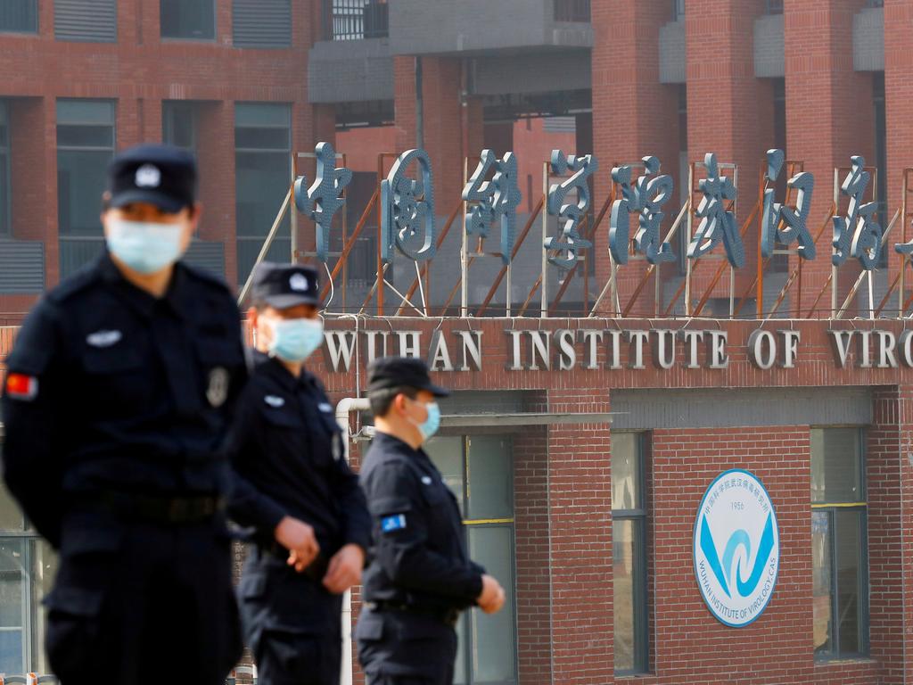 Security personnel outside the Wuhan Institute of Virology where some believe the Covid-19 pandemic started. REUTERS/Thomas Peter/File Photo