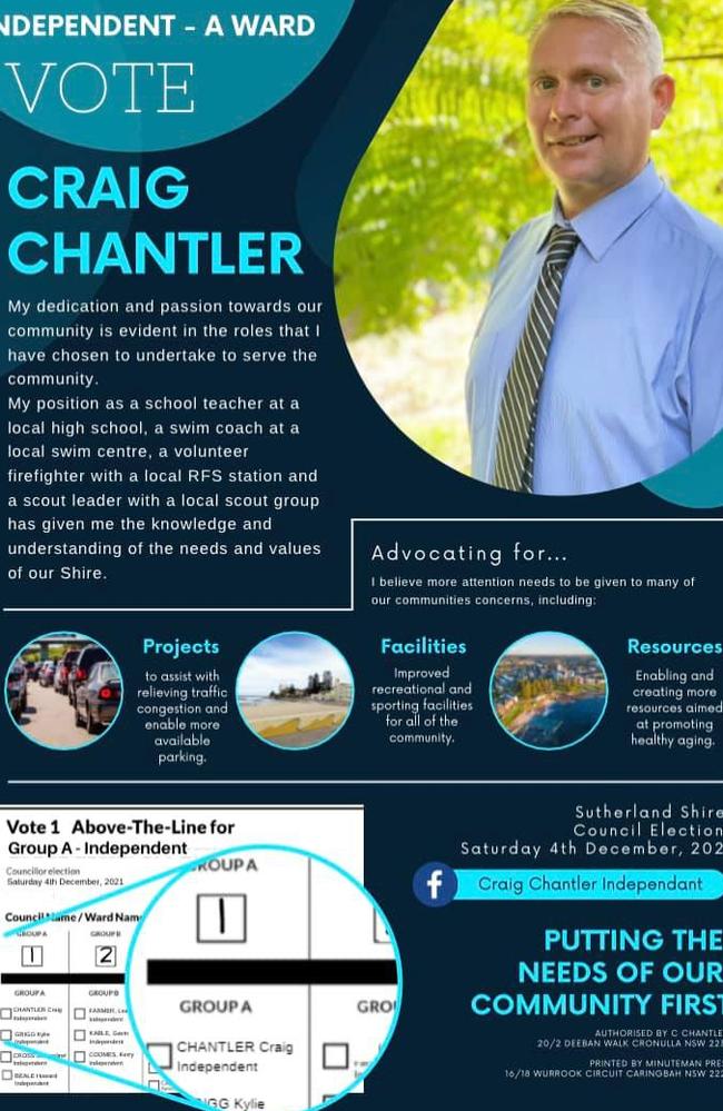 Chantler once ran in local council elections.