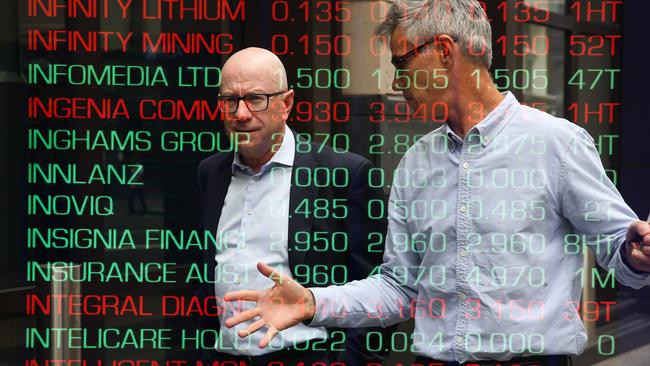 SYDNEY, AUSTRALIA – NewsWire Photos – APRIL 18 2023 – A general view of people walking past the ASX in Central Sydney. Picture NCA NewsWire / Gaye Gerard