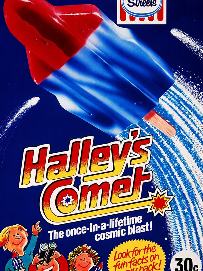 Halley's comet ice-cream for 30 cents! The comet was an exciting event in Australia in the 1980s.