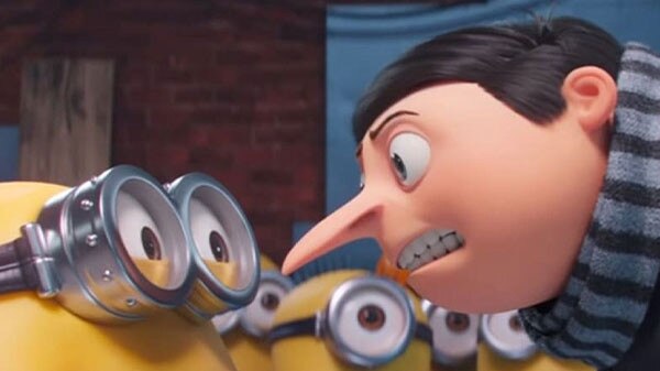 A scene from Minions: The Rise of Gru
