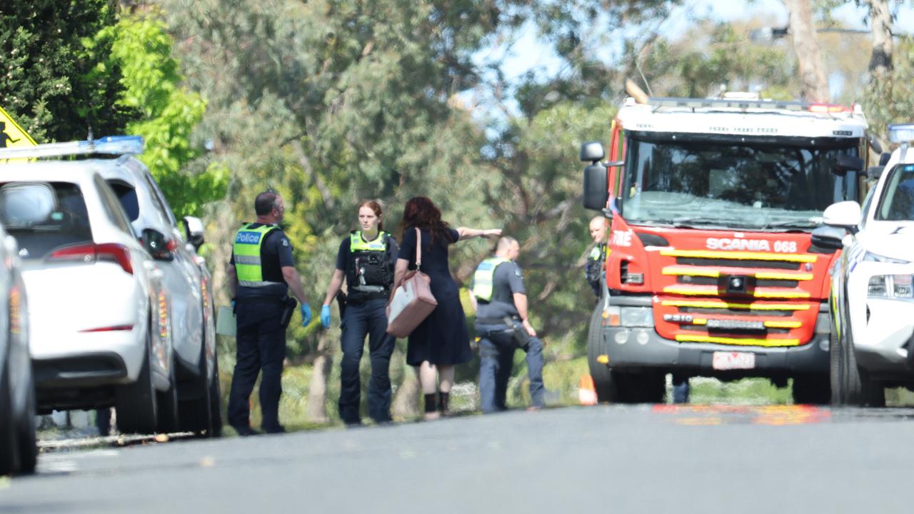 The crash comes less than an hour before typical school pick-up time. Picture: NewsWire / David Caird