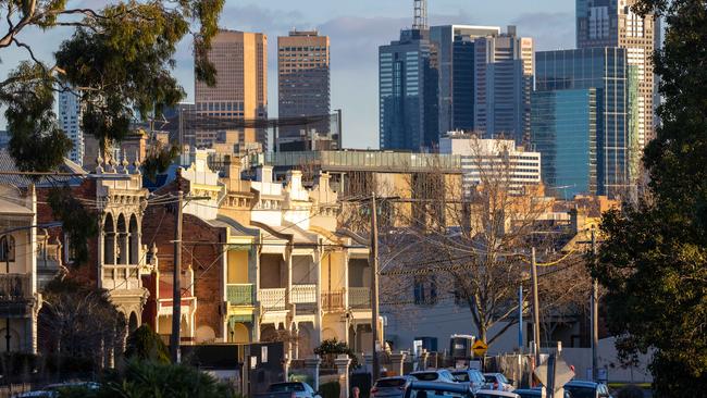 Melbourne could be among Australia’s last capital cities to regain interest-rate hike led home value losses. Picture: Jason Edwards.