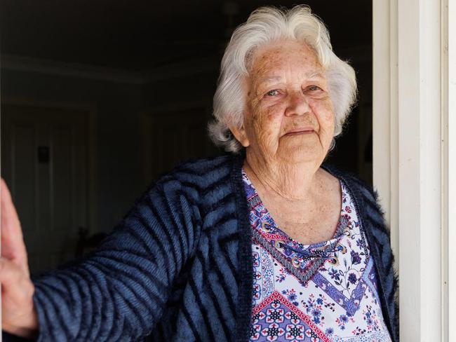 THE AUSTRALIAN APRIL 11, 2024Coral Hennessy 79, is a long standing indigenous leader who does not qualify for subsidised housing due to her age. She will soon have to leave her home in Greta in the Hunter region. Picture: David Swift