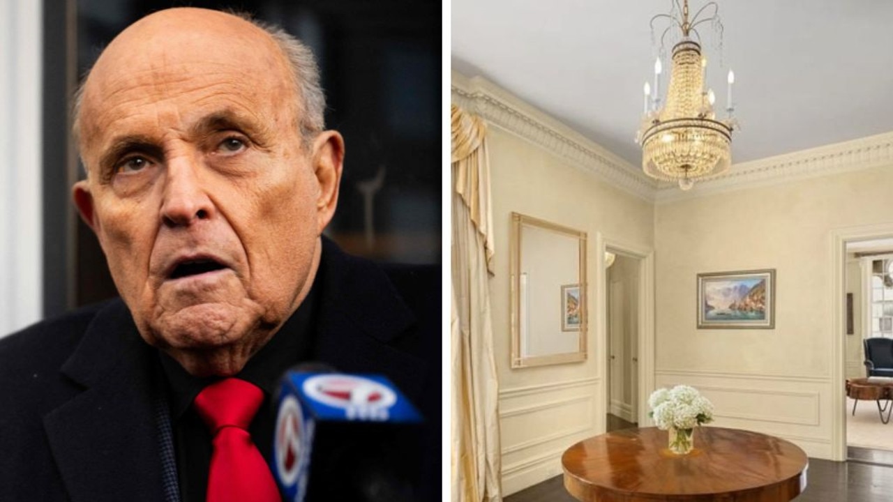 Rudy Giuliani ordered to hand over glitzy apartment after defaming election workers. Picture: Picture: Brandon Bell/Getty Images; Realtor