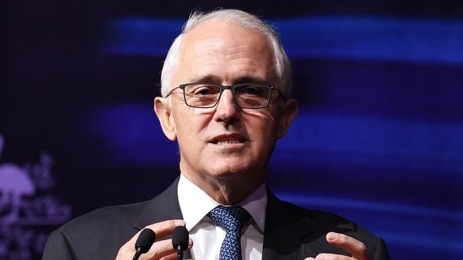 Malcolm Turnbull in Sydney yesterday. Picture: AAP