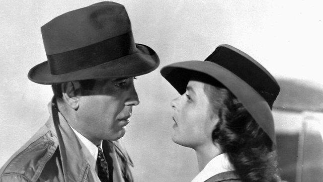 Bogart and Bergman in Casablanca