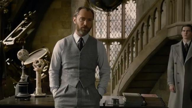 Jude Law as young Dumbledore.