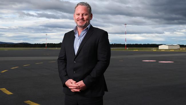 Matt Cocker, the acting chief executive of Hobart Airport. Picture: NIKKI DAVIS-JONES