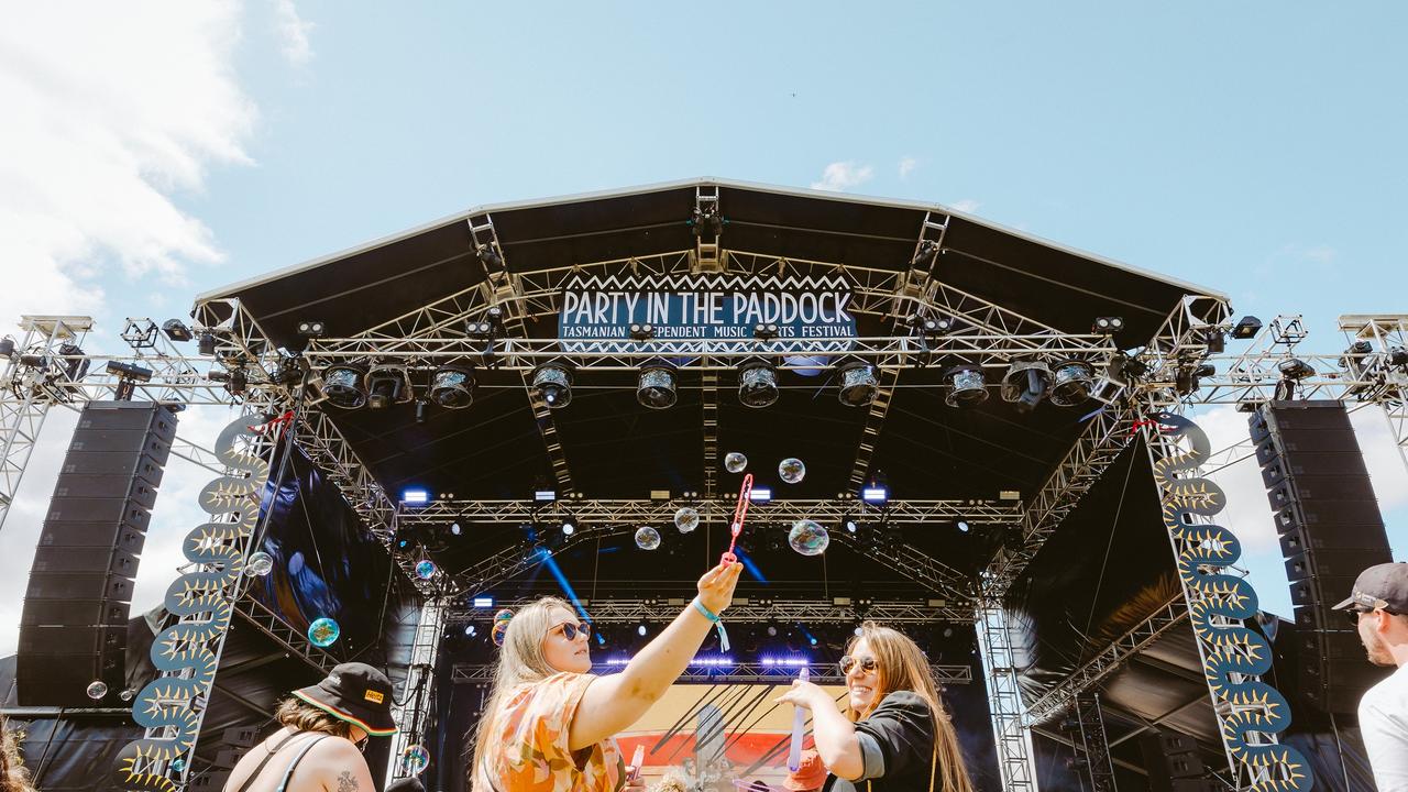 Party in the Paddock, Friday 10 Feb 2023. Picture: Aiesha Hanson