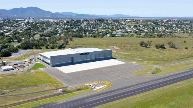 Alliance Airlines new $60 million aviation maintenance, repair and overhaul (MRO) facility at Rockhampton Airport.