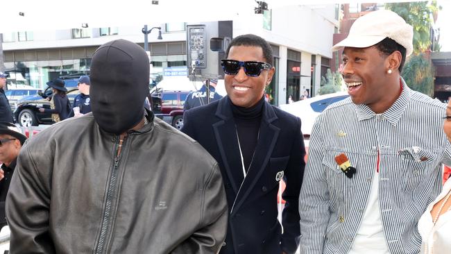 West was attending the Charlie Wilson’s Walk of Fame ceremony. Picture: Getty