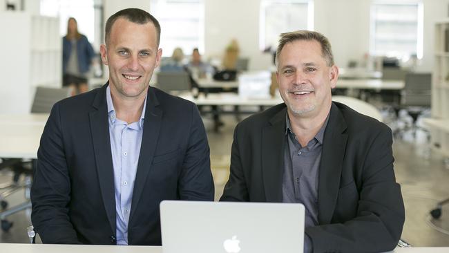 Preventum co-founders Lyndon Holzheimer and Steve Huff. Picture: Supplied