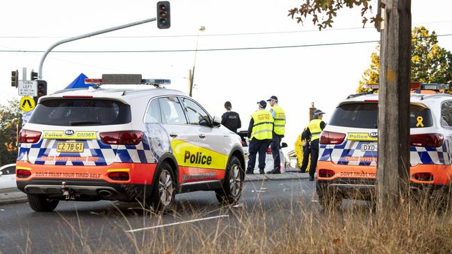 Multiple people were "seriously injured" after a multi-vehicle crash in Sydney's north, prompting emergency services to race to the scene. Picture: Monique Harmer