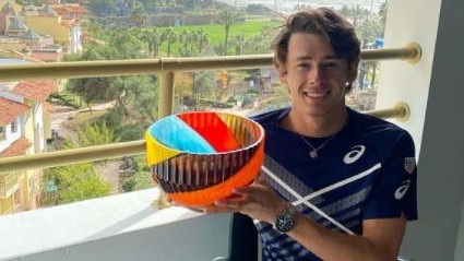 Alex de Minaur has claimed his fourth ATP singles title with a win at the Antalya Open. Picture: Instagram