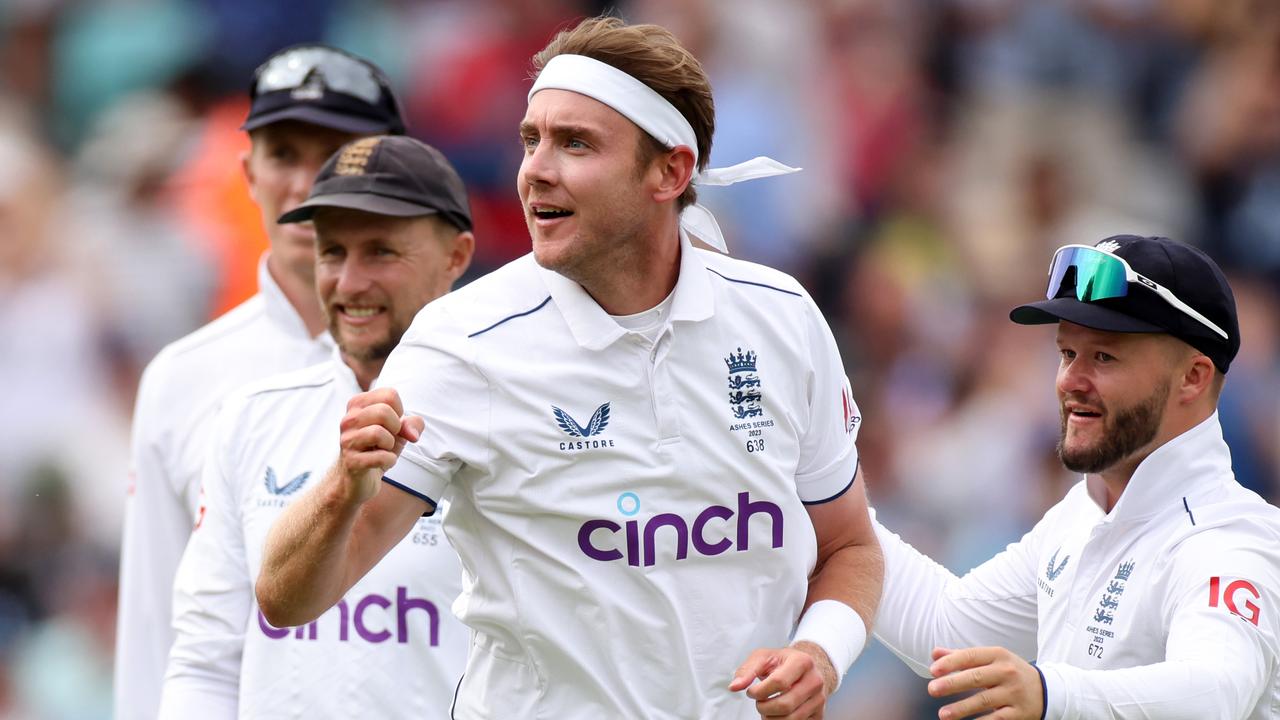 Stuart Broad of England. Photo by Ryan Pierse/Getty Images