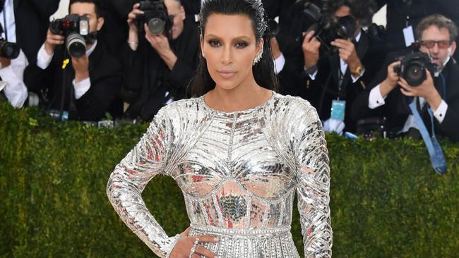 Kim Kardashian West attends the 2016 Met Gala.