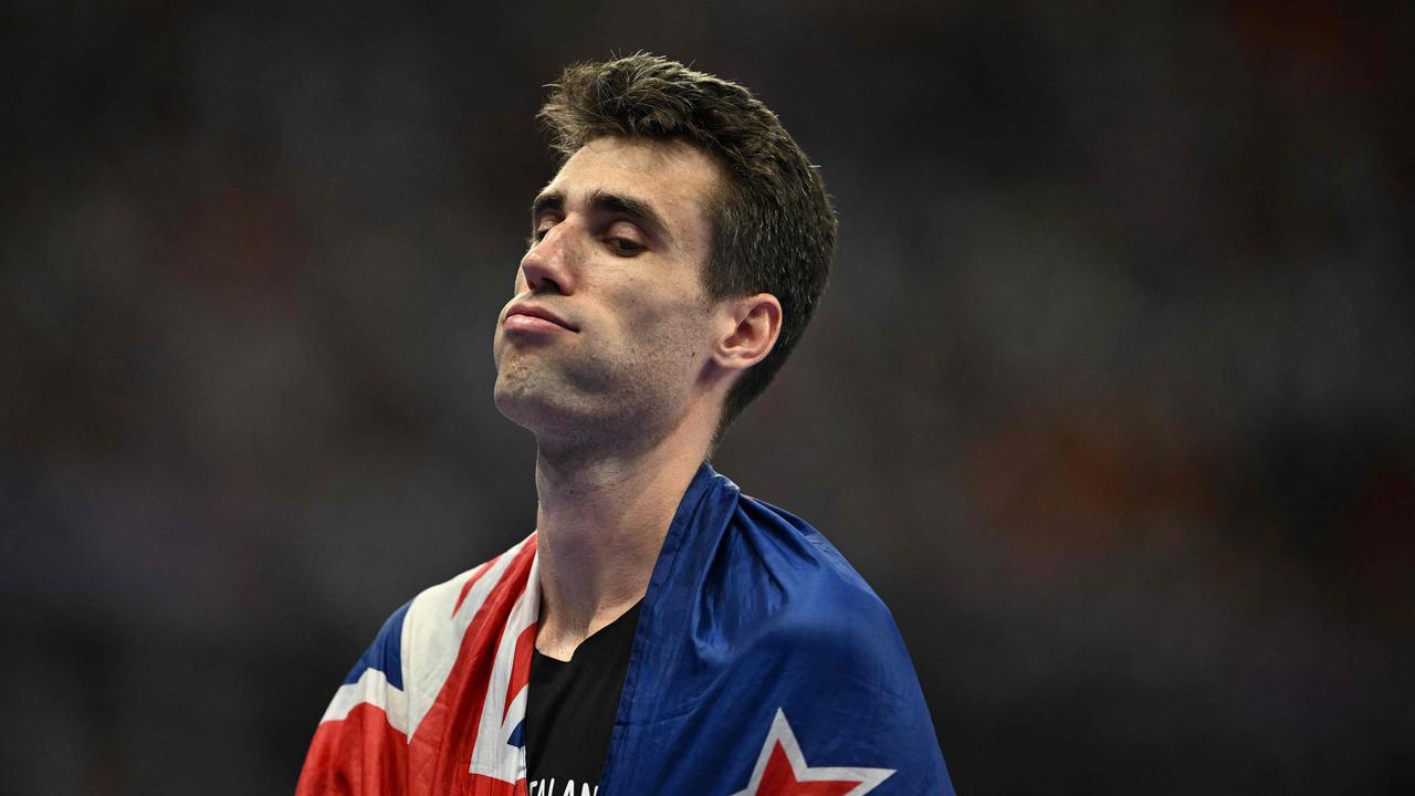 New Zealand’s Hamish Kerr won gold in the Olympic men’s high jump in Paris.