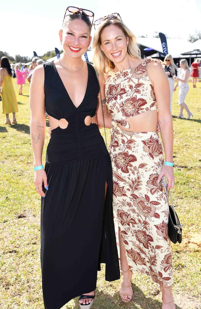 Jess Bond and Courtney Jone at Coastline BMW Polo by the Sea. Picture: Patrick Woods.