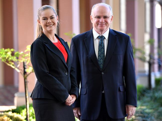Both Cr Garrard and Cr Wilson represent the OLC party. Picture: Joel Carrett