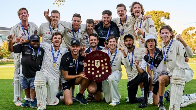 Adelaide University won last season’s two-day crown in the grand final against Kensington. Picture: Matt Loxton