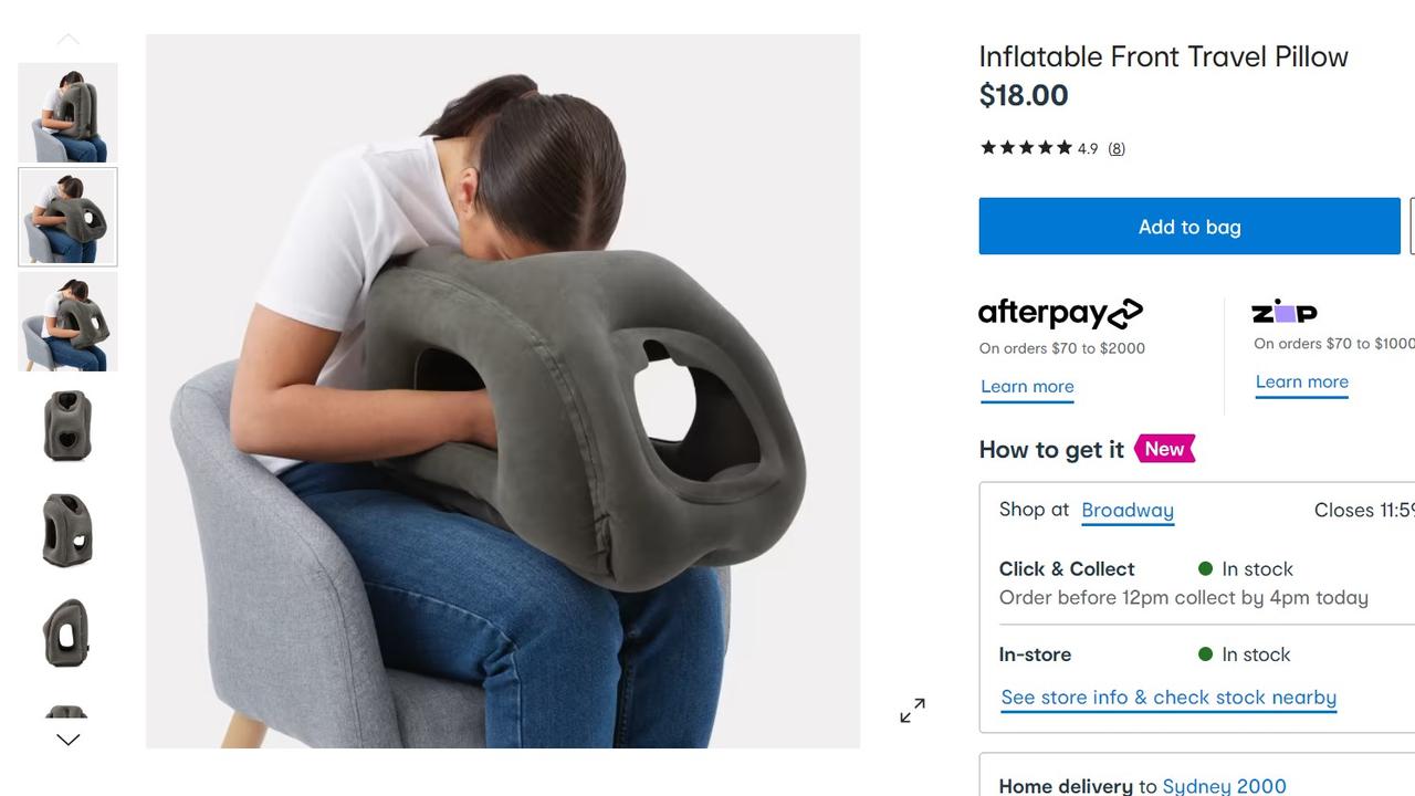 Kmart shop neck pillow