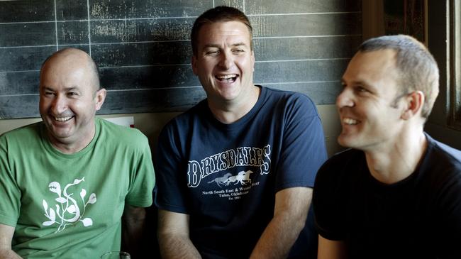 Brad Rogers, Jamie Cook and Ross Jurisich, directors of the Byron-Bay based Stone &amp; Wood Brewery