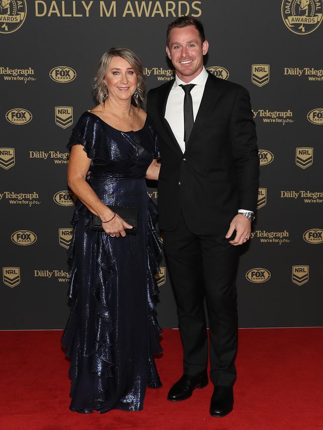 Michael Morgan with his mum Brianna Morgan.