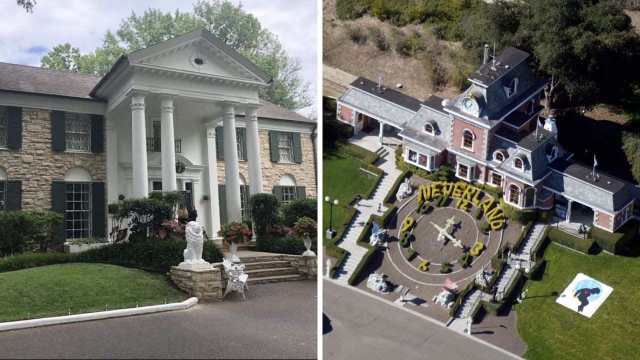 Star opens up about living at Neverland, Graceland. Picture: Wikimedia Commons; Frazer Harrison/Getty Images