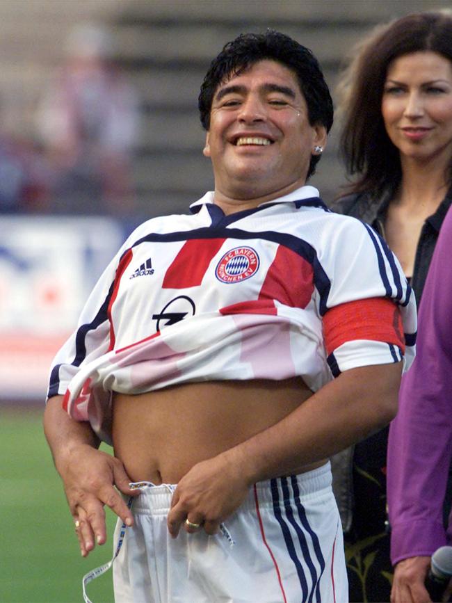 Maradona had the ideal build for his style of play.