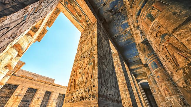 The Temple of Rameses III in Luxor.